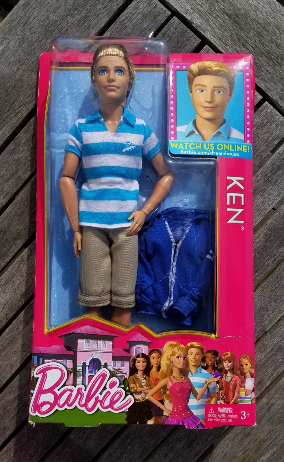 Barbie Ken 12in Fashion Doll w/ Accessories, Original Unopened Box Collector