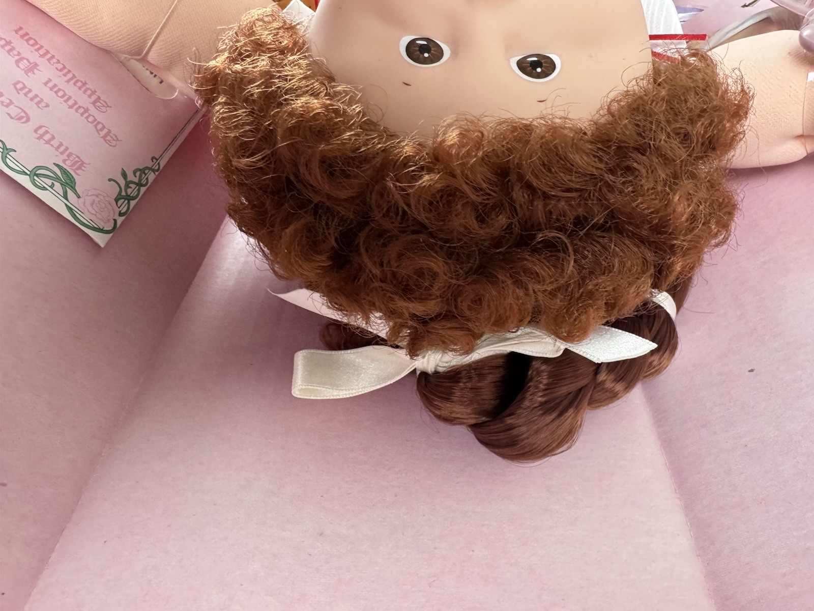 Vintage Cabbage Patch Kids Corn Silk Kids HM#17 In Box Red Hair Braid Rare