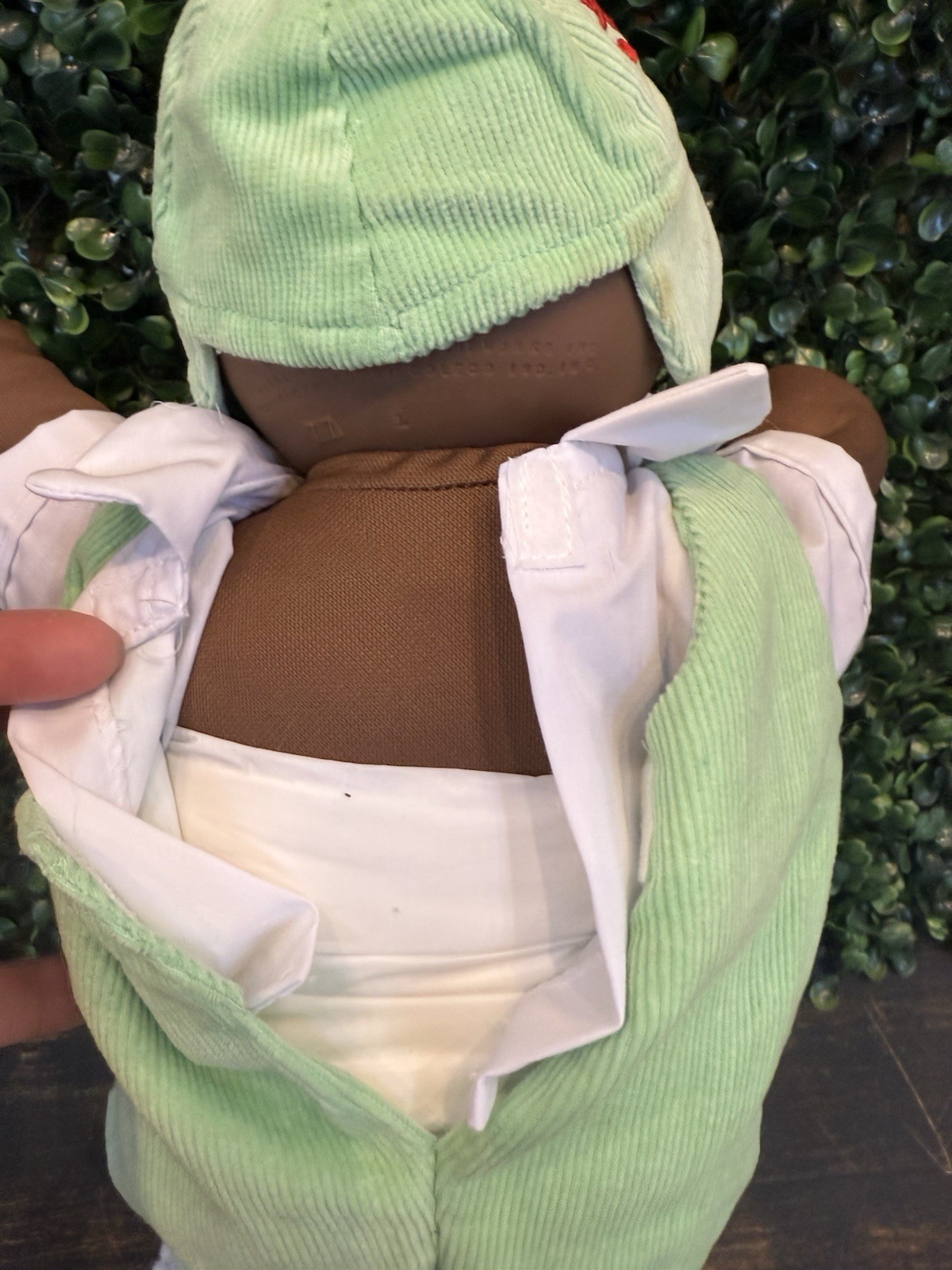 EUC Vintage 1985 Cabbage Patch Baby Doll African American Original Outfit & Hat