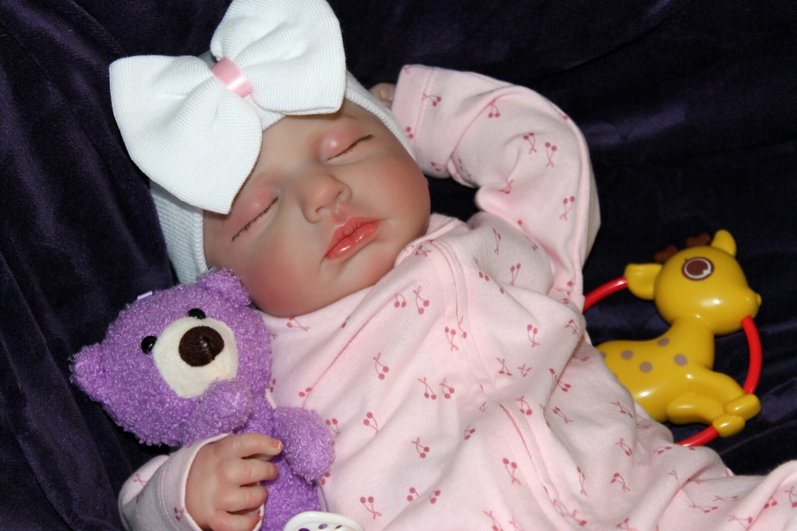Reborn Baby Dolls Realistic Vinyl Newborn Doll Lifelike Cloth Body 20″ 6 lbs NEW