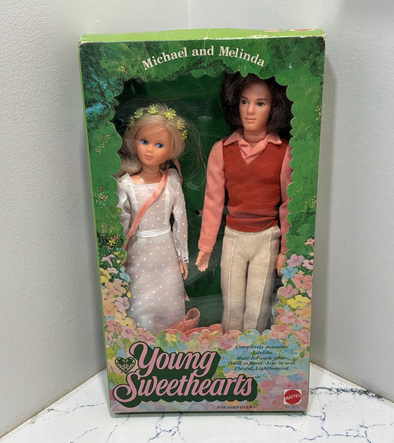 Vintage 1975 Mattel Young Sweethearts Michael & Melinda Set – Open Box
