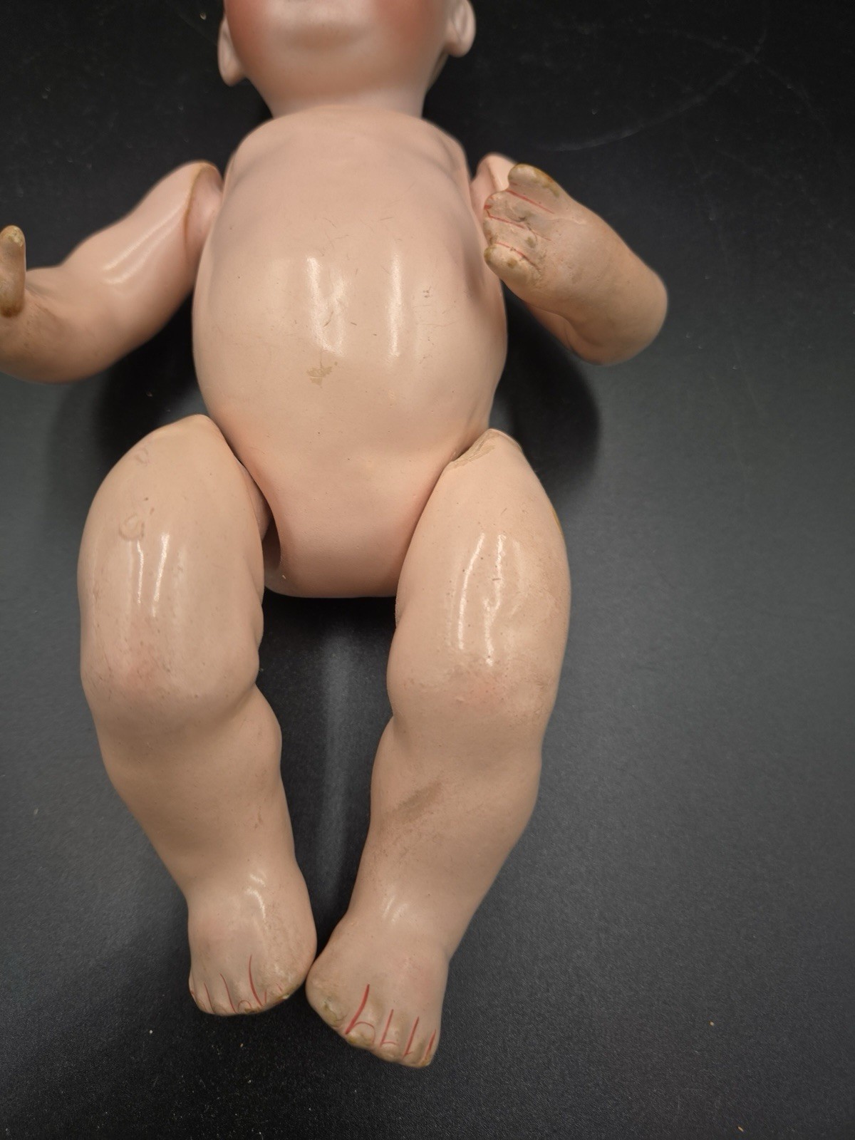 J.D. Kestner “Baby Jean” Solid Dome Bisque Antique Doll 10”