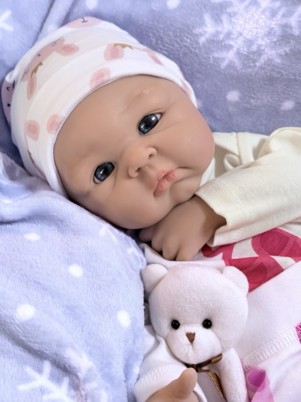19” Chubby Reborn Baby Girl Doll Full Body Soft Silicone Floppy Infant Squishy