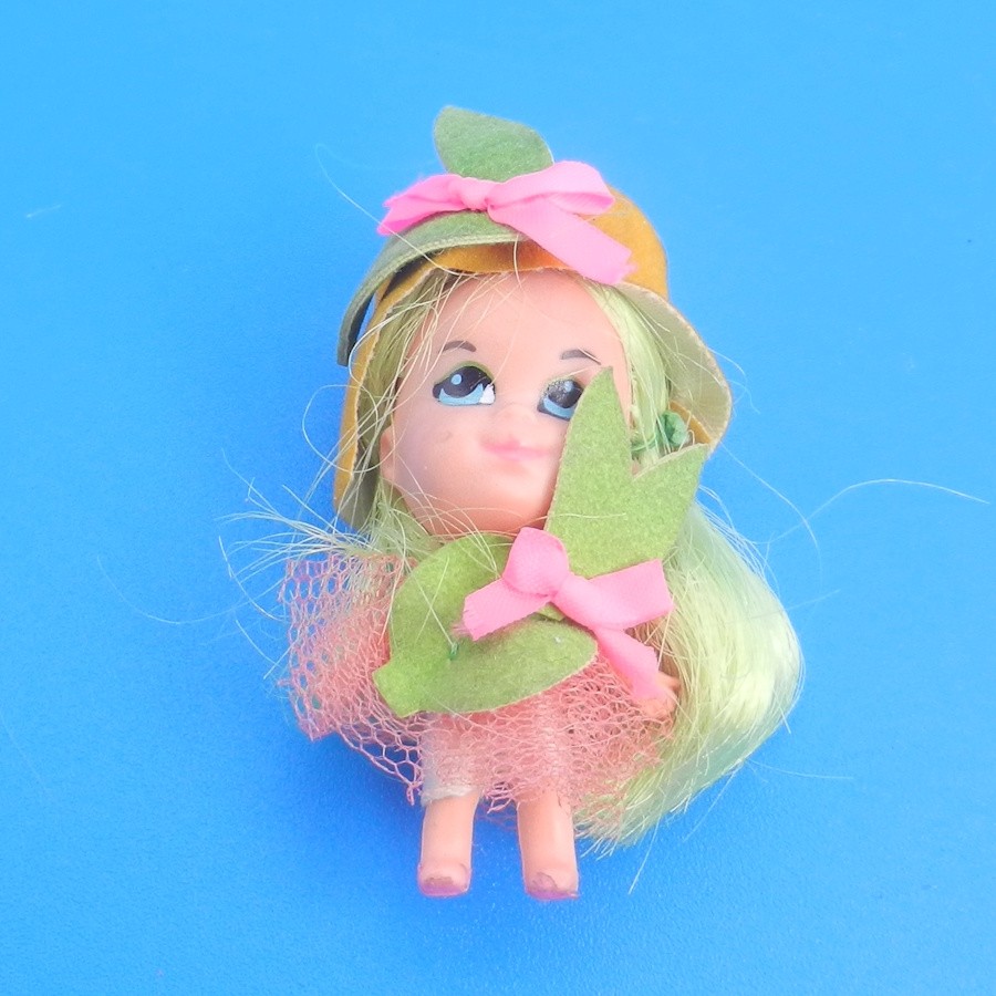 Vintage Liddle Kiddles *LUSCIOUS LIME KOLA* Doll in Soda Bottle Mattel 1960s