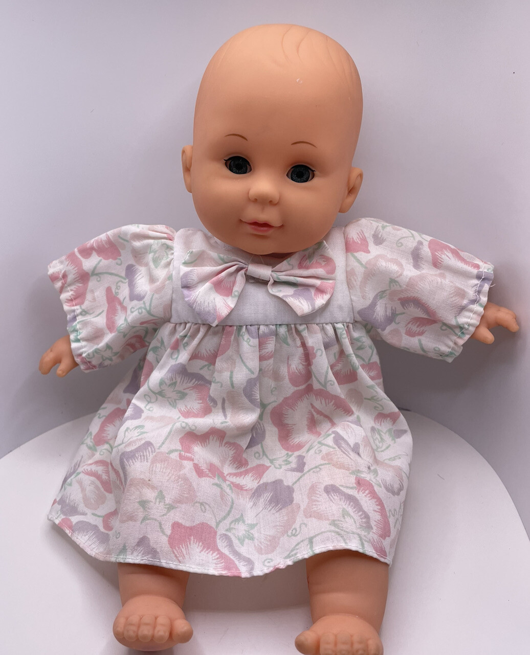 Baby Doll sleepy eye rubber cloth 12” Vtg Collectible