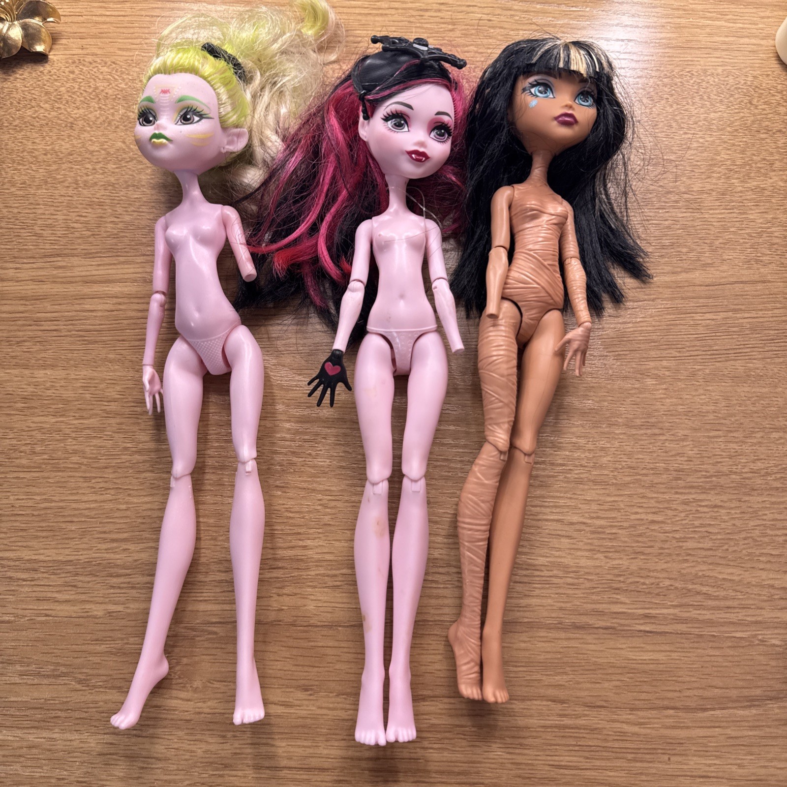 Lot Of of 3 Monster High Doll Dracula Miss Cleo & Batsy Claro Offers
