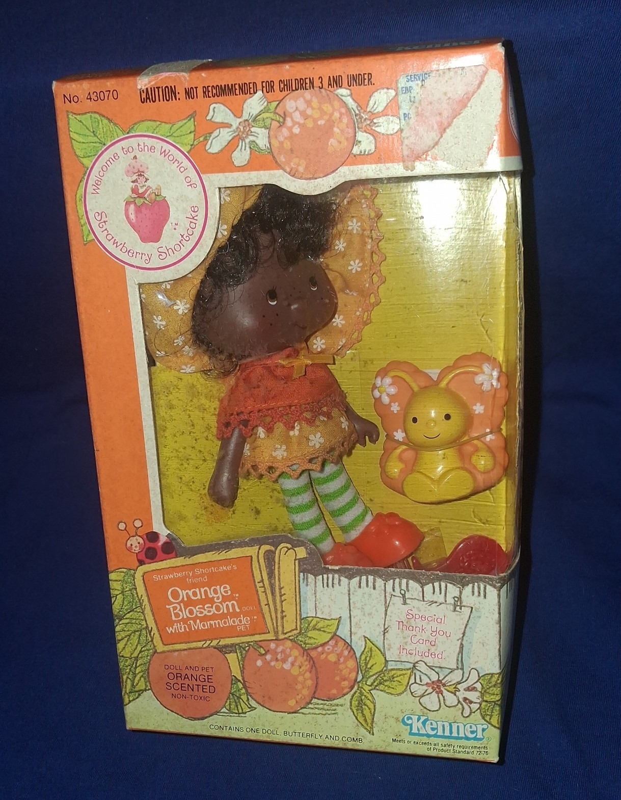 Kenner Strawberry Shortcake Orange Blossom & Marmalade 5″ Scented Doll Set 43070