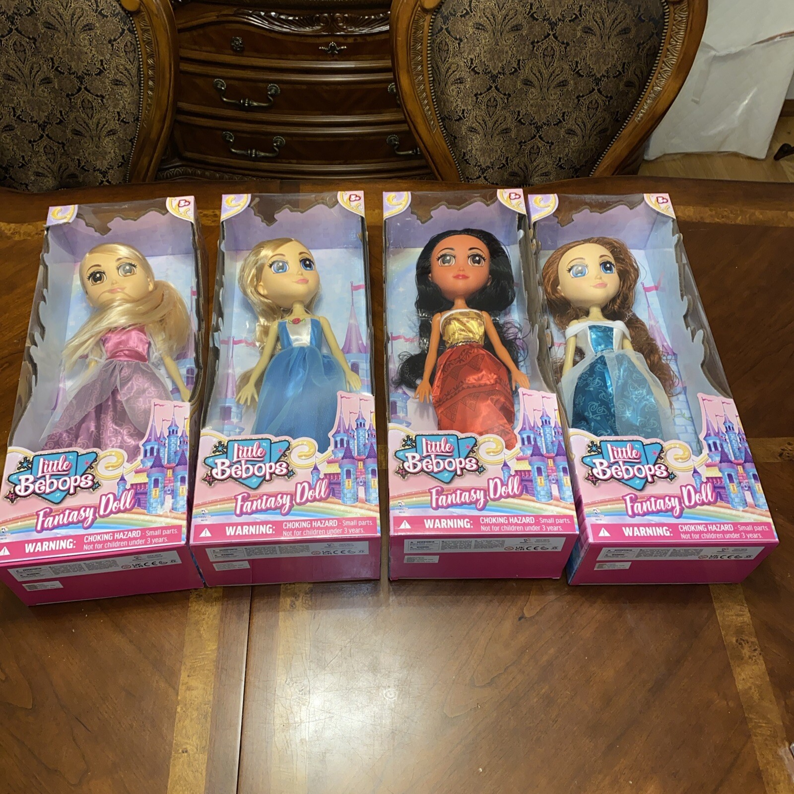 Little Bebops Happy Line Doll 20″ Princess Long Set Of 4