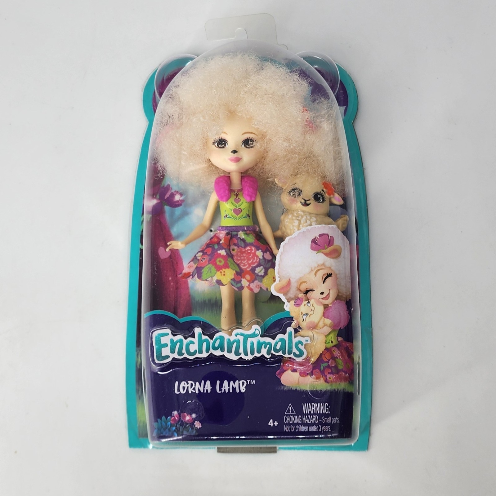 NEW! 2016 Rare Enchantimals Lorna Lamb & Flag / Caring Is Our Everything – NICE!