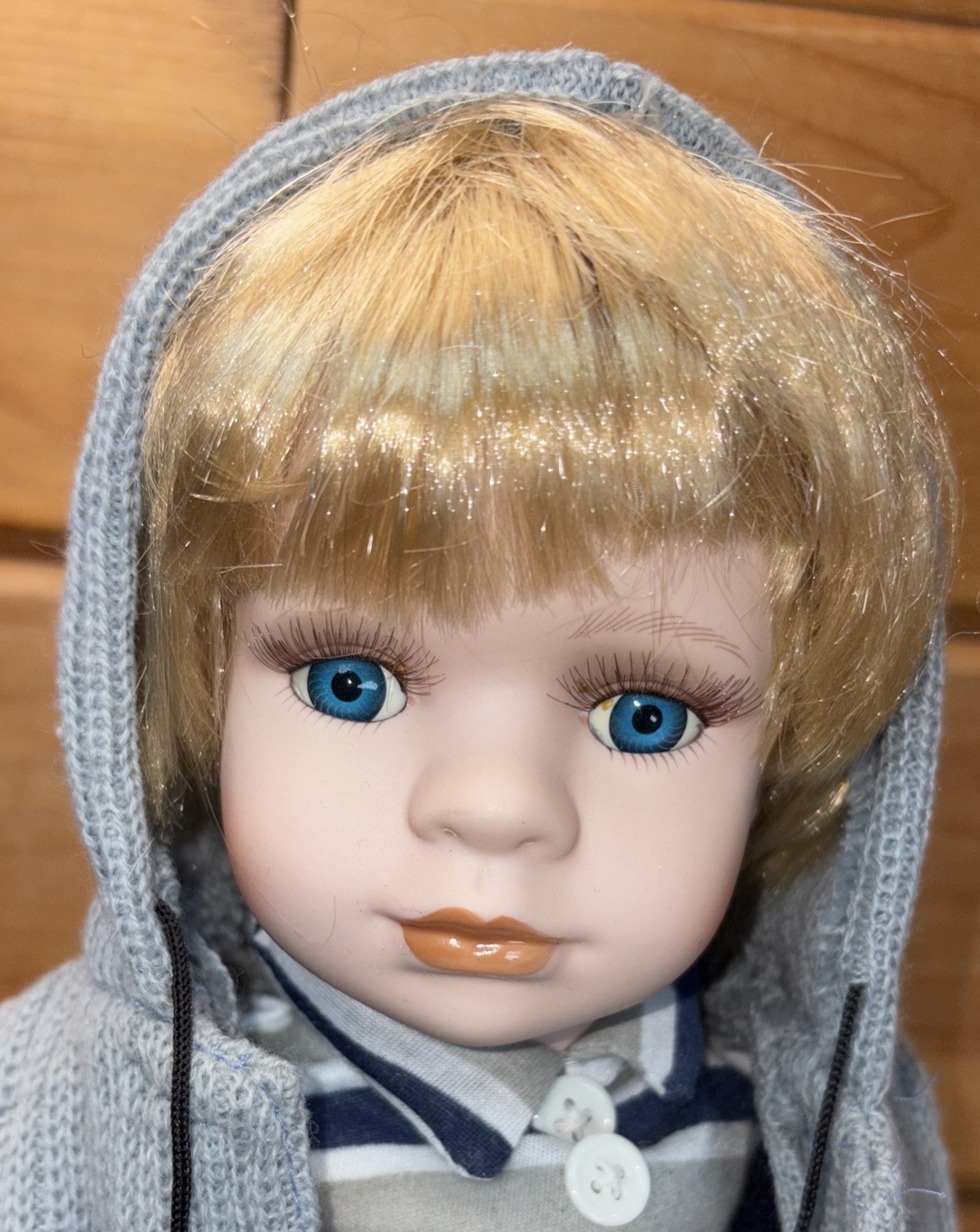 Emerald Doll Collection DAVID Porcelain Doll Boy Item #16051 Rich Imports In 16”