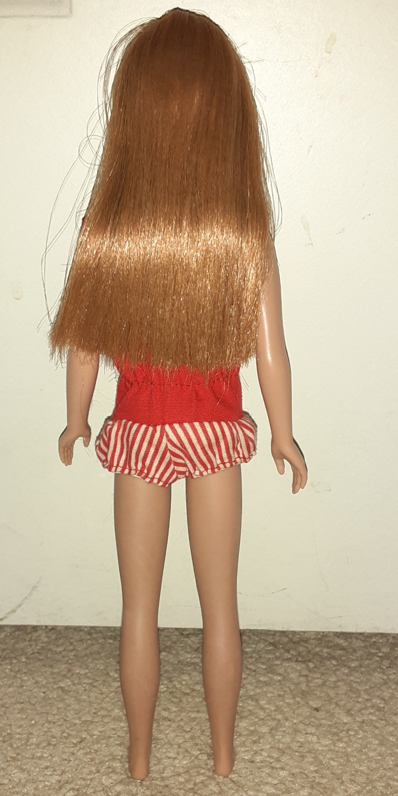 1 Vintage Barbie Prototype Sample Skipper Doll Titan w/ Original Swimsuit Outfit