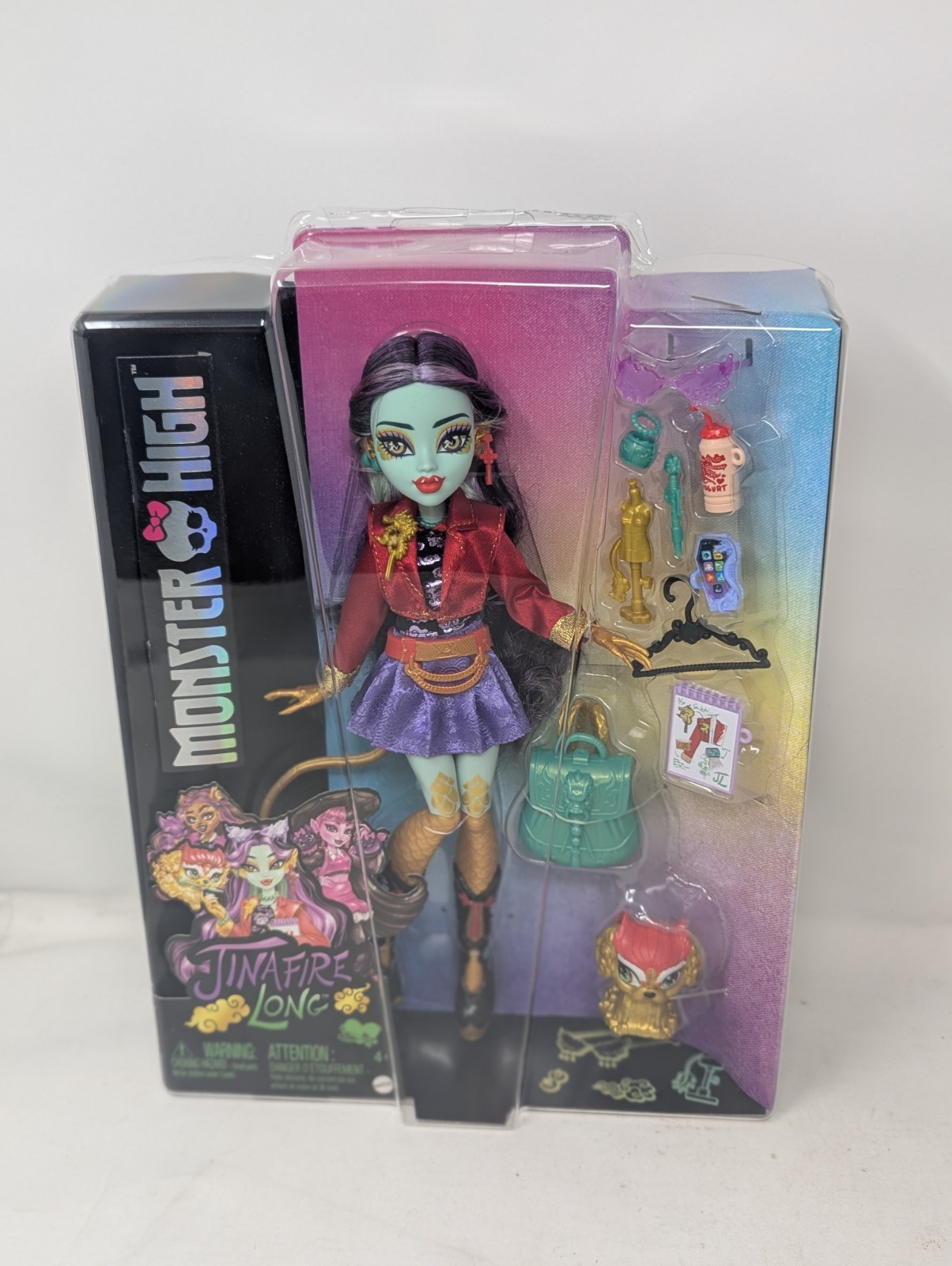 2024 Monster High G3 Jinafire Long Fashion Doll w/ Pet Cloudy “Yun Yun”