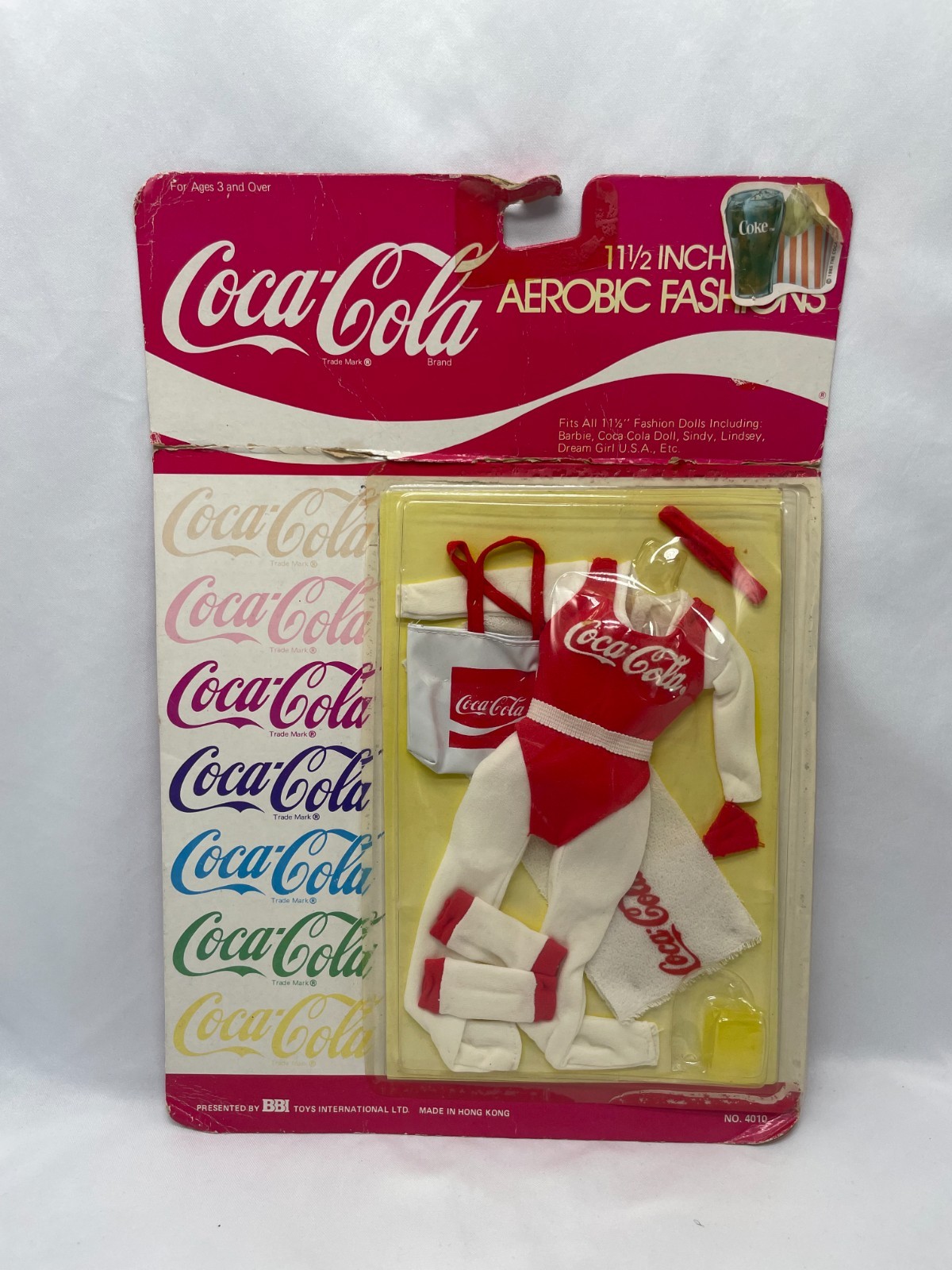 Coca Cola Collections 11.5 Doll Size Aerobic Fashions NRFB 8 Pieces