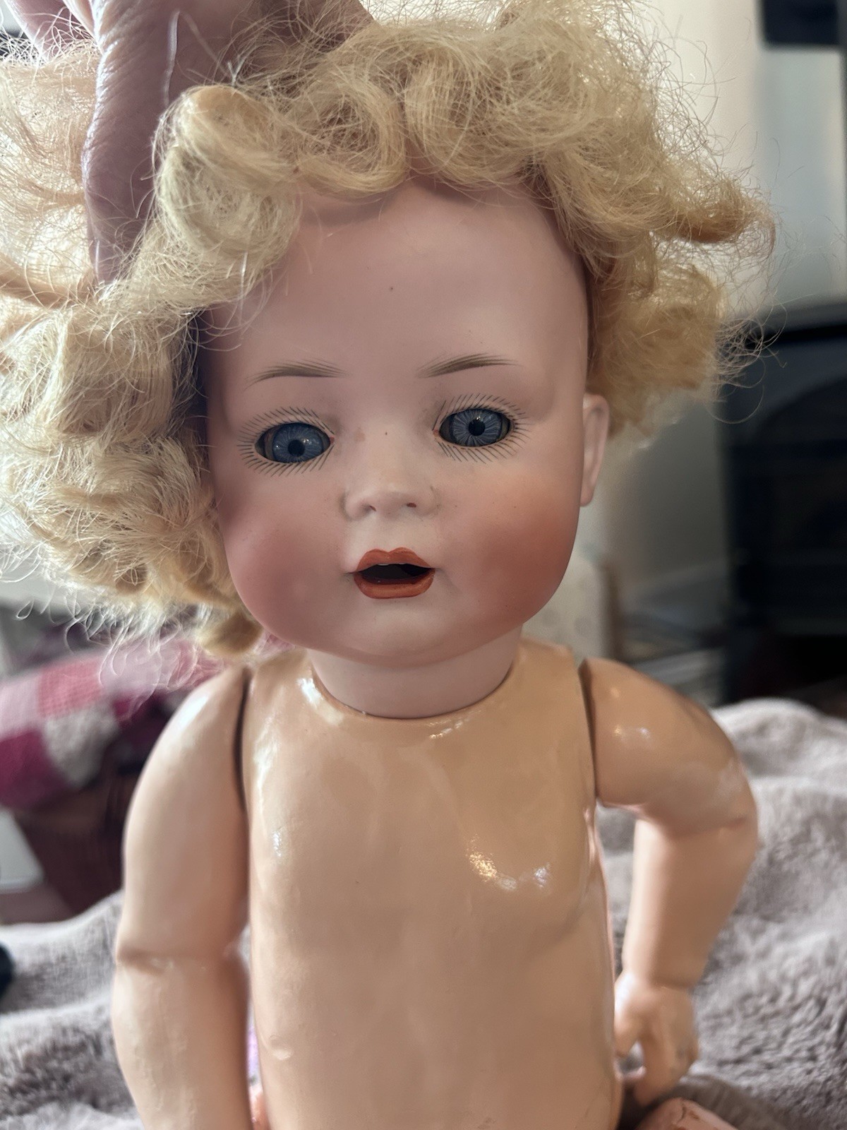 18″ Super Cute Antique Bisque Character Doll Bahr & Proschild Mold 624 Germany