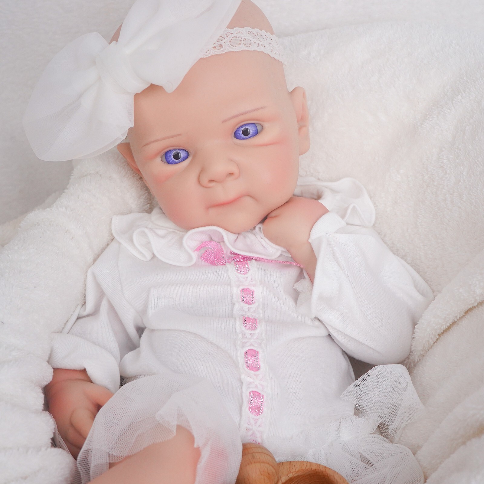 20.1” solid silicone doll silicone reborn doll silicone girl doll toys gifts