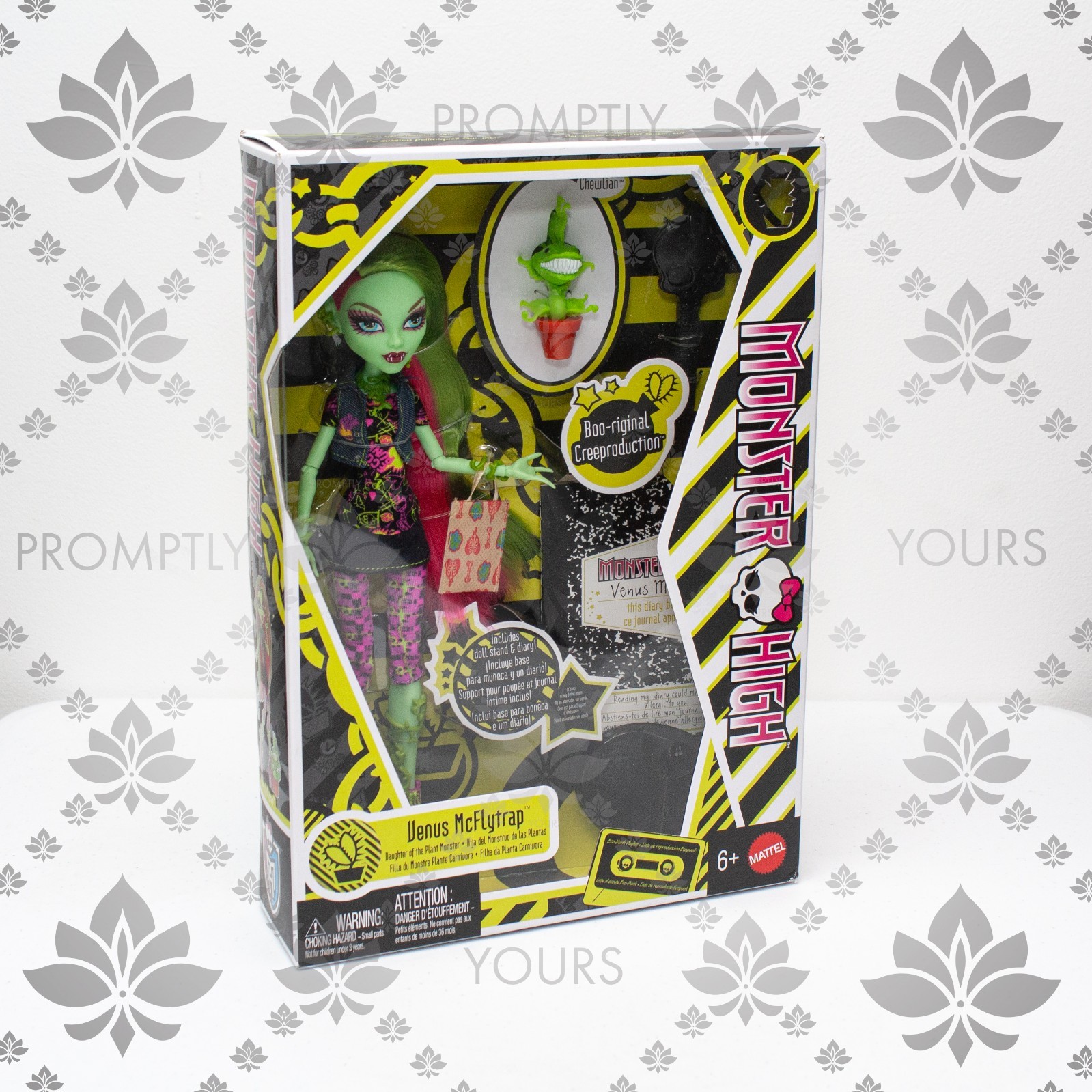 Mattel Monster High Venus McFlytrap Boo-riginal Creeproduction Doll 2026 G1 New