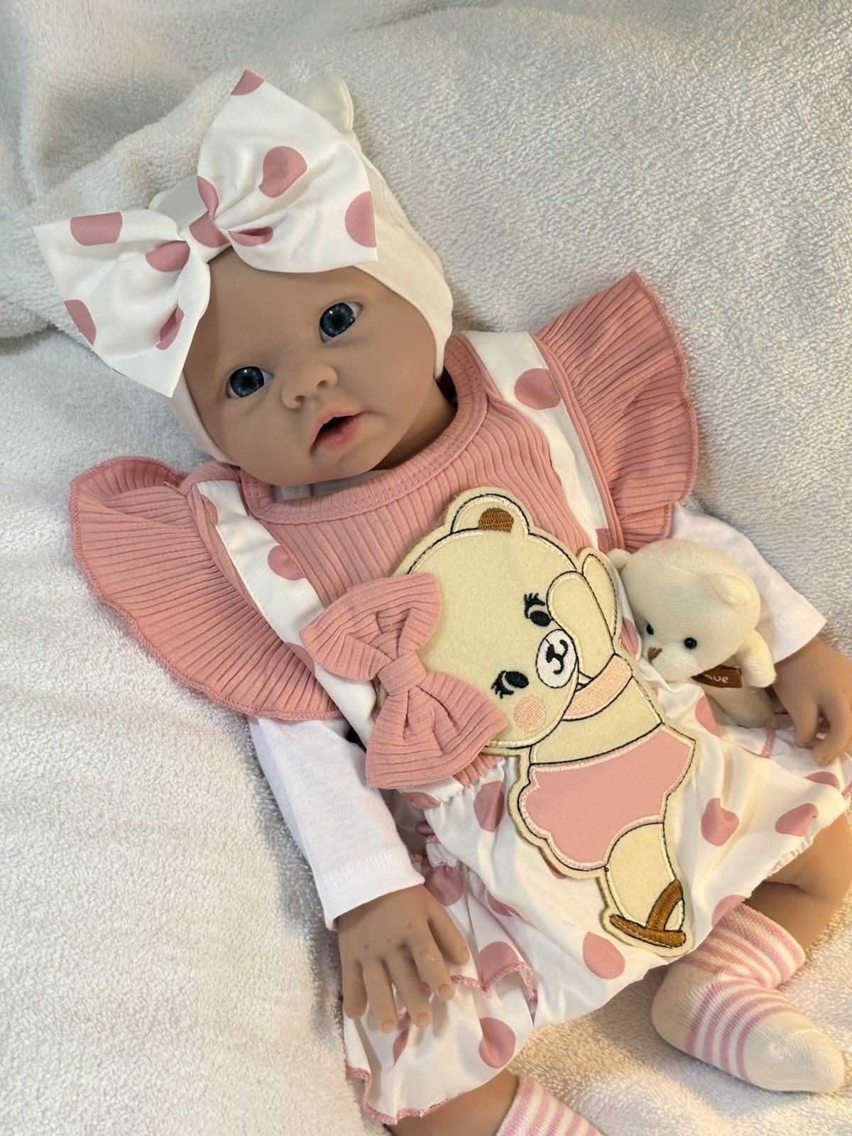 Silicone Baby Doll Newborn Lifelike 20” Girl 8 Lbs Squishy Floppy Soft Infant