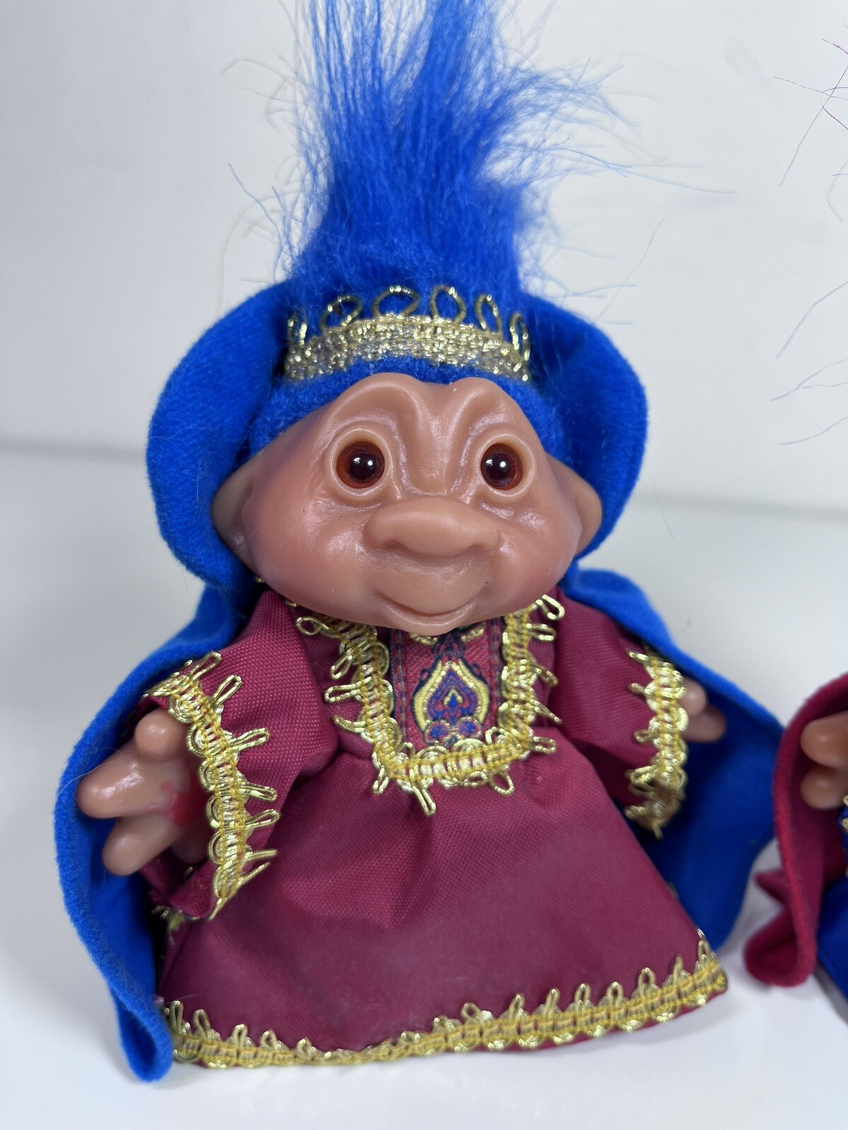 Trolls King Azul and Queen Ruby Figures 2001 Playmates Toys k2317