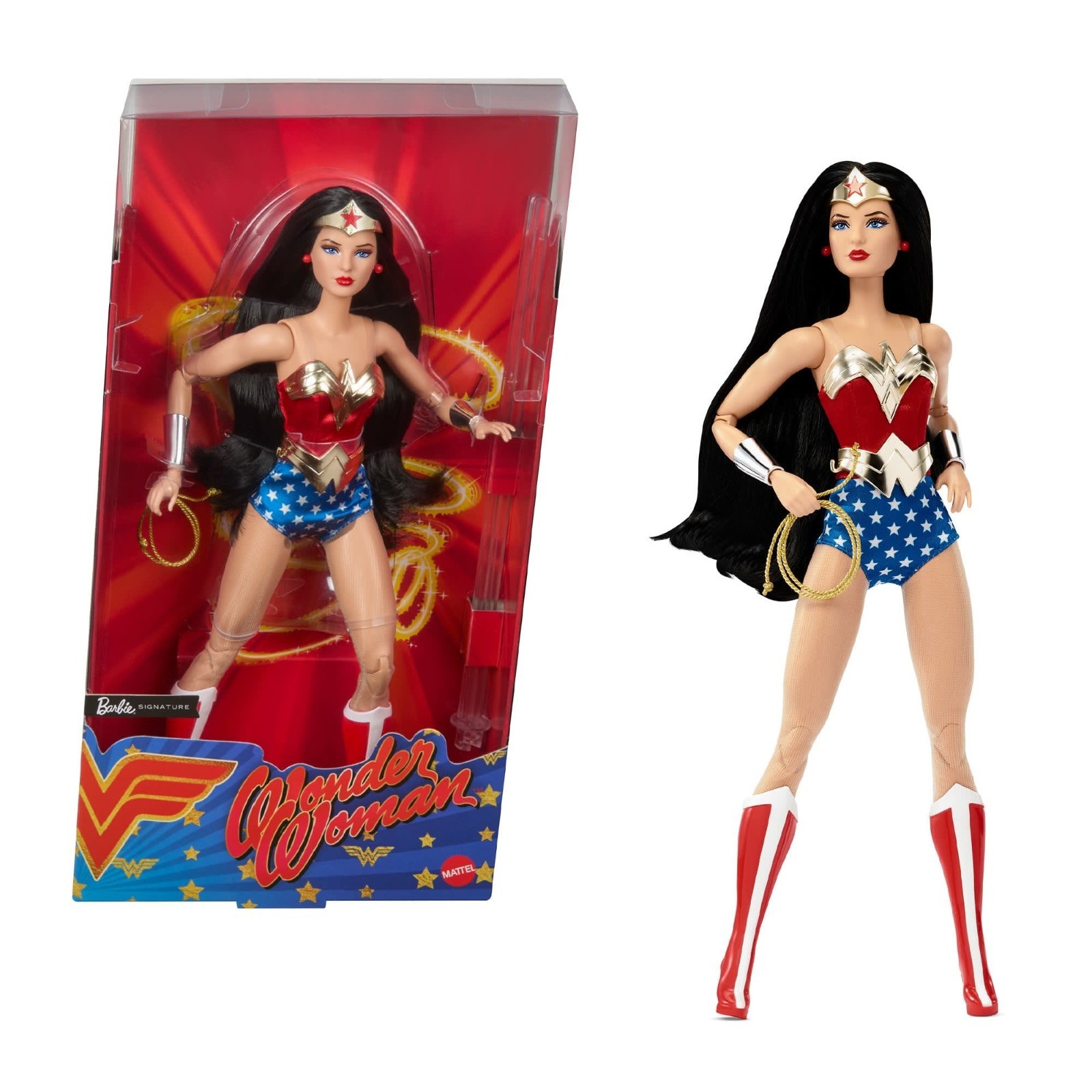 Mattel WONDER WOMAN Barbie Signature 85th Anniversary Doll DC Comics In Hand