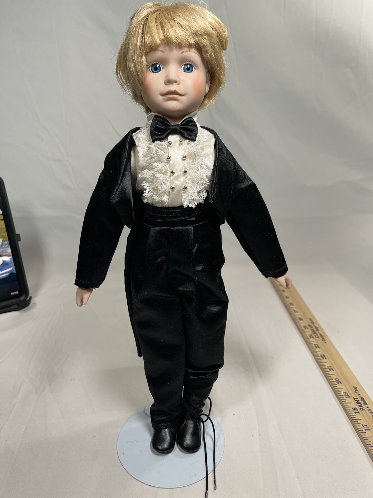 16” Camelot Boy Doll Groom Tuxedo Rare See Photos