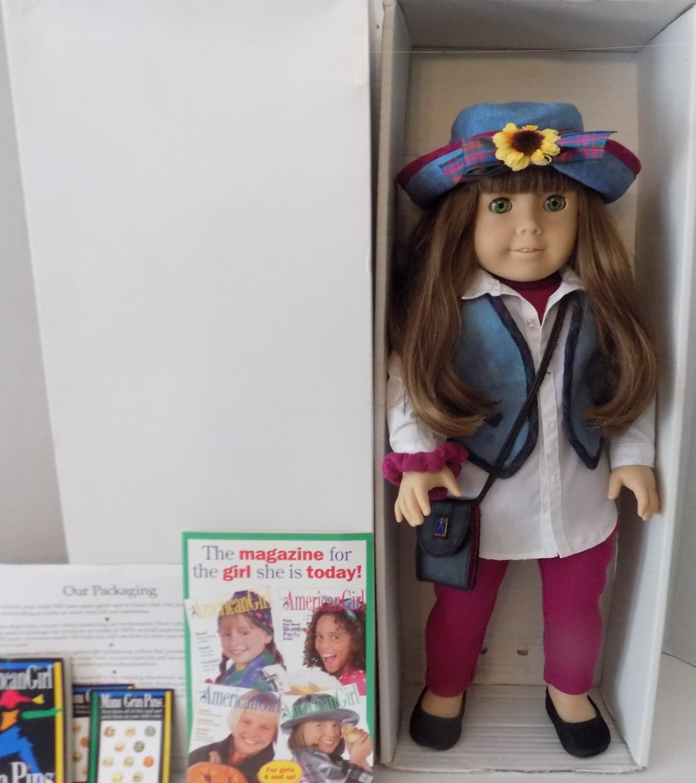GT 8 AGoT 1995 Pleasant American Girl Today Doll Red Hair Green Box Mix/Match