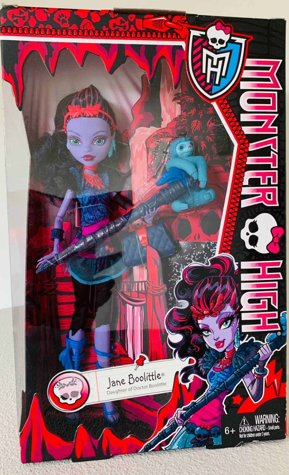 Monster High Jane Boolittle Doll – Daughter of Dr. Boolittle 2013 [NIB]