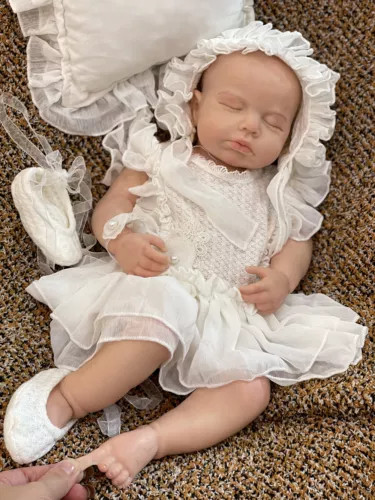 19” solid silicone doll silicone reborn doll silicone girl doll toys gifts