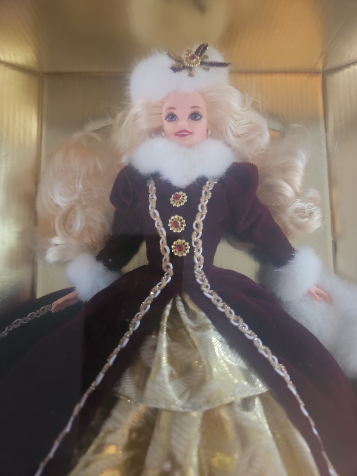 Vintage 1996 Happy Holidays Holiday Barbie Special Edition 15646 Mattel NRFB New