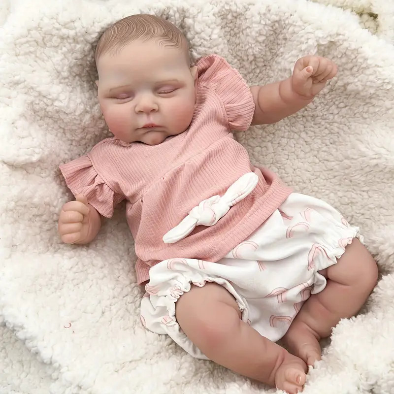 Realistic Reborn Baby Dolls Full Body Vinyl Silicone Girl 20In Doll Newborn Doll