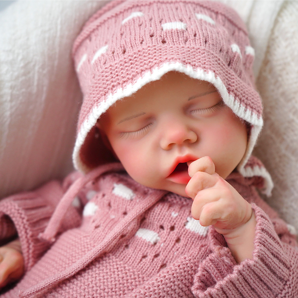 17.71” solid silicone doll silicone reborn doll silicone girl doll toys gifts