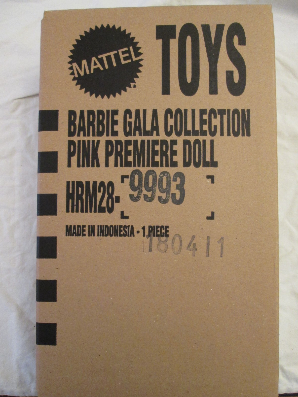 New Barbie Gala Collection Pink Premiere Doll HRM28 Sealed Shipper Odile Blonde