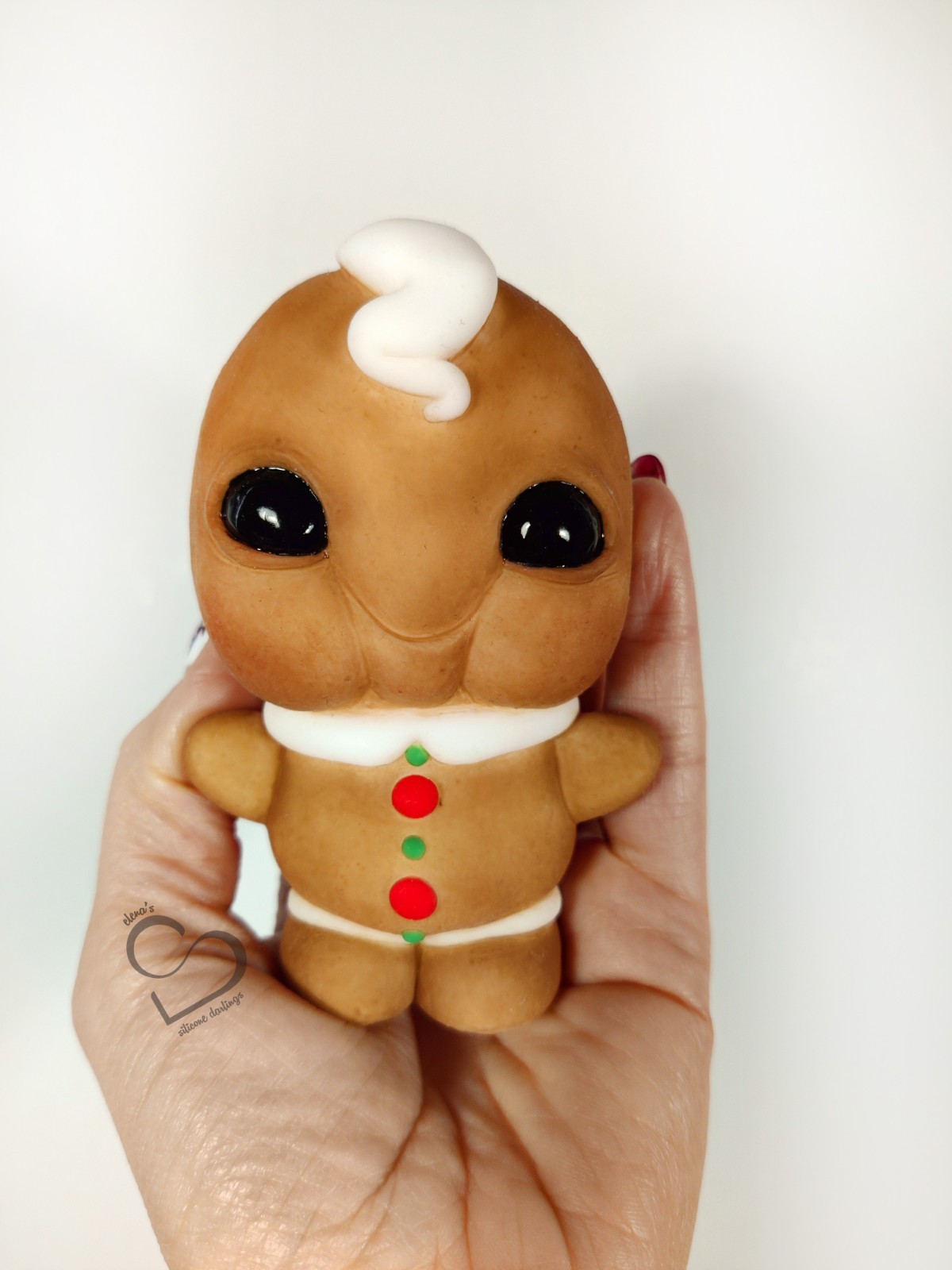Silicone gingerbread Baby Ginger – Soft and Squishy