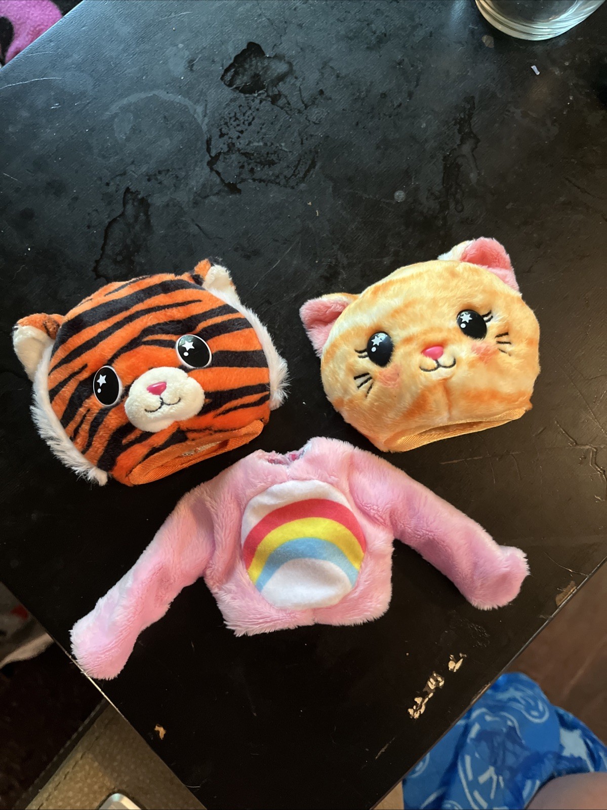 Barbie Cutie Reveal Surprise Orange Tiger, Cat, Costume Heads & Care Bear Jacket