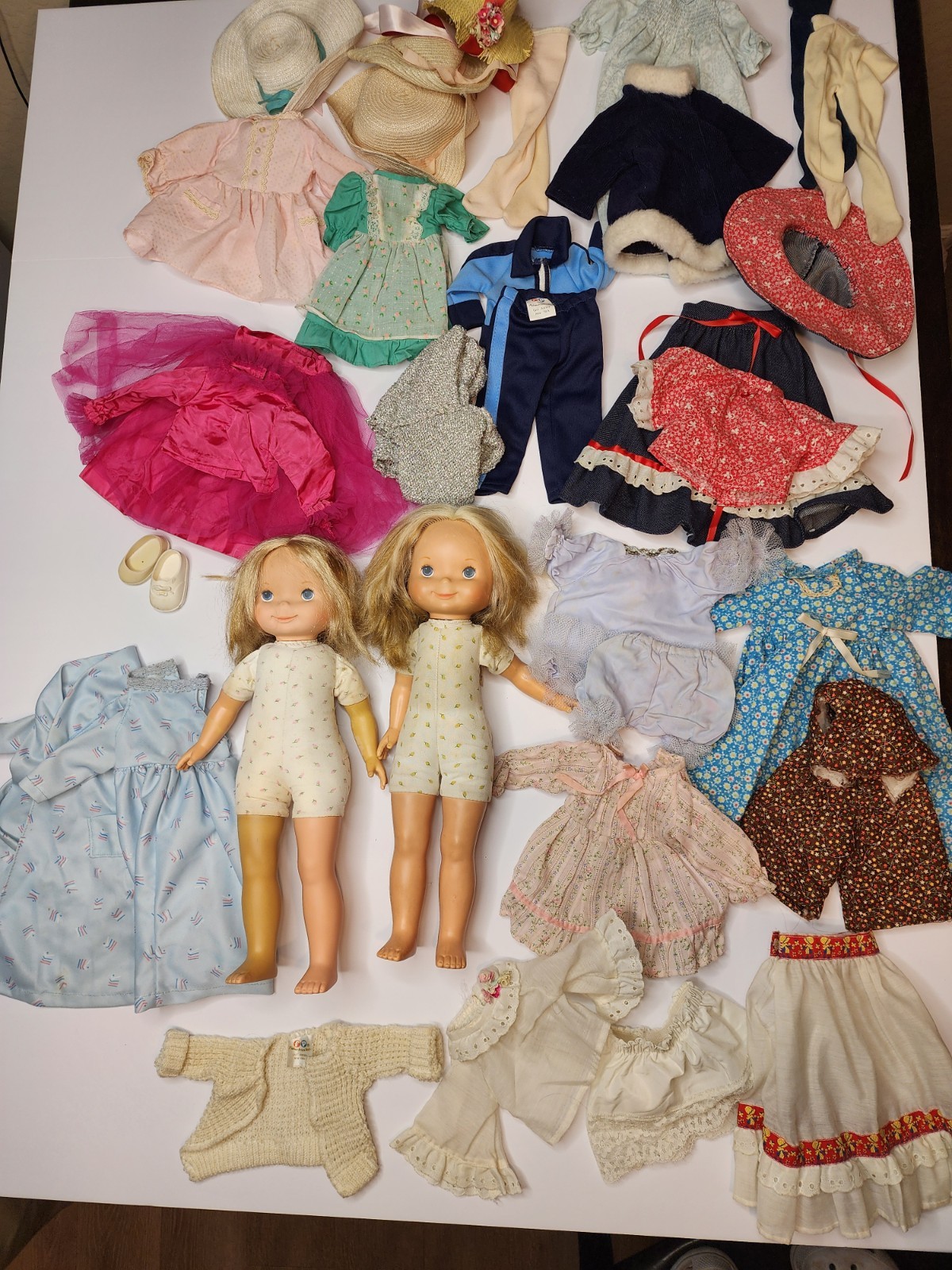 Fisher Price My Friend Mandy Dolls Vintage 1970s plus Outfits & Original Dress