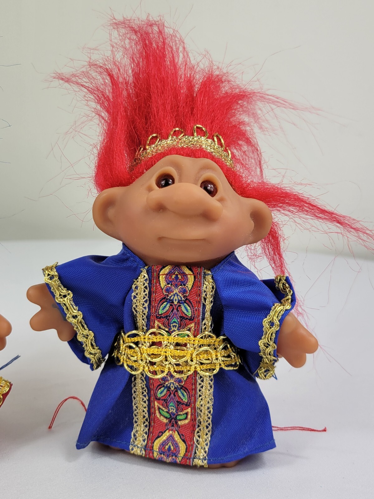 Trolls Dolls King Azul and Queen Ruby 2001 Playmates Toys Totall