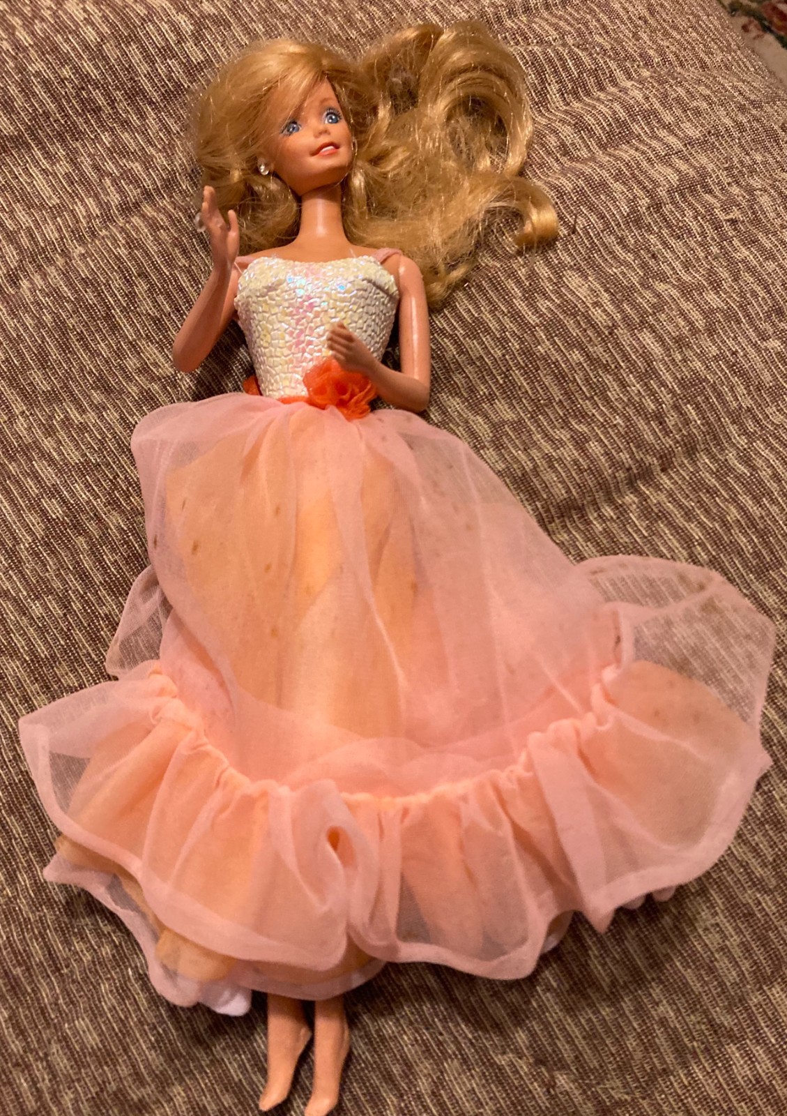 1984 Peaches ‘n Cream Barbie. No box. Good Condition.