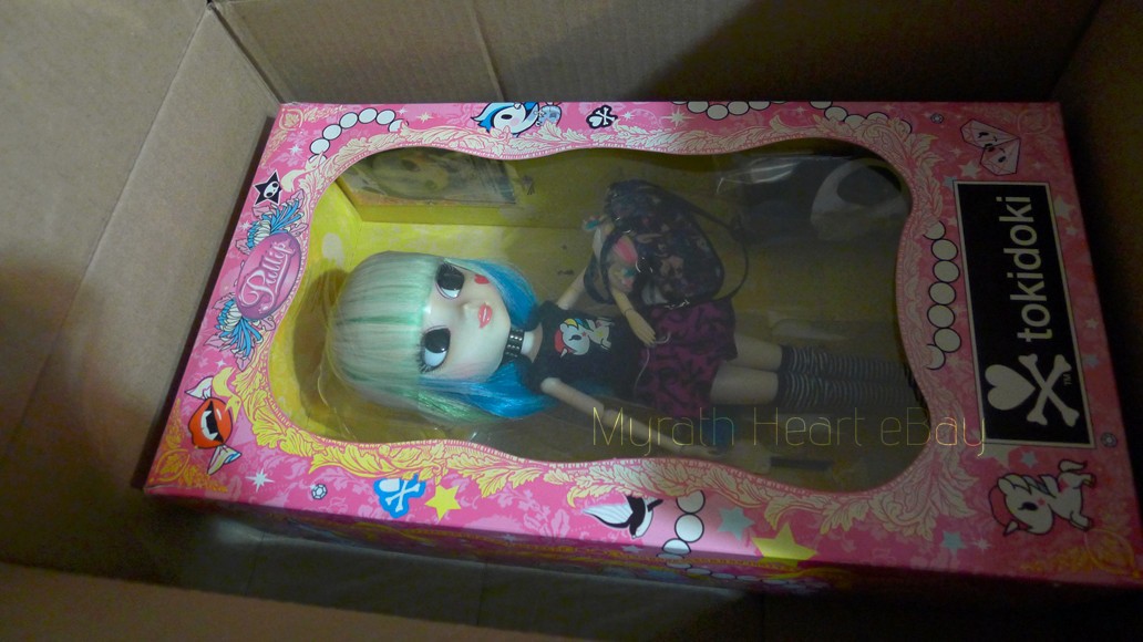 TKDK Tokidoki X Pullip Luna Doll Lime green hair US Seller P-083