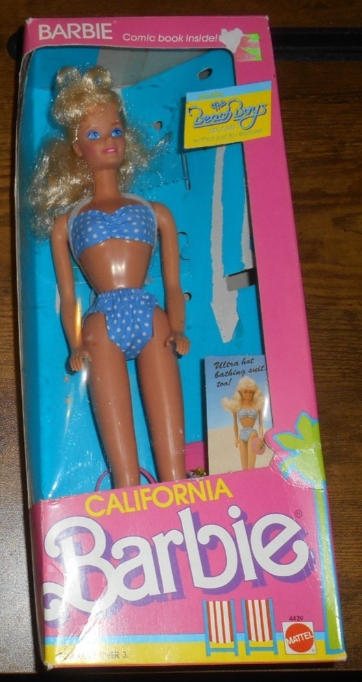 1987 California Dream Barbie 4439 with Open Box