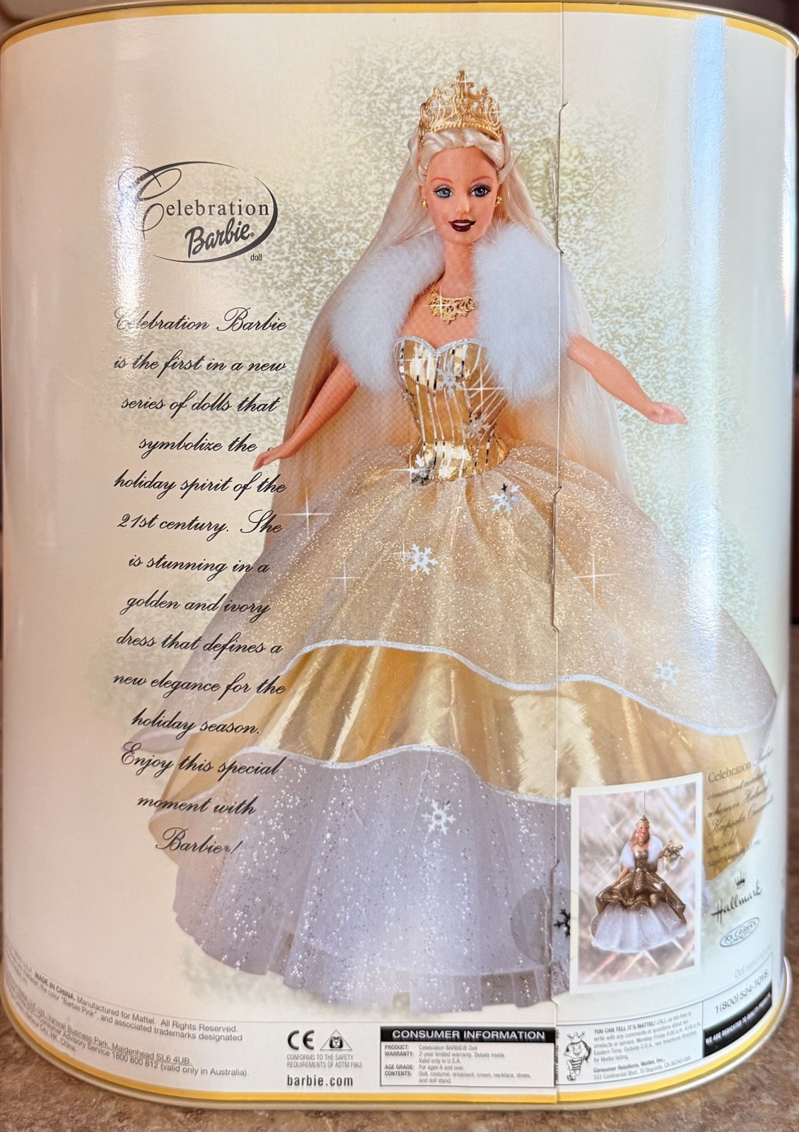 Barbie Celebration Doll 2000 Edition Authentic Vintage, Special Collector’s Item