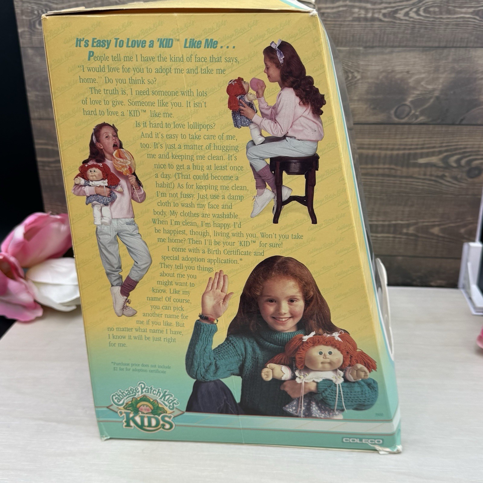 1987 Vintage Cabbage Patch Doll Crispina Cleopatre HM11 In Box Coleco