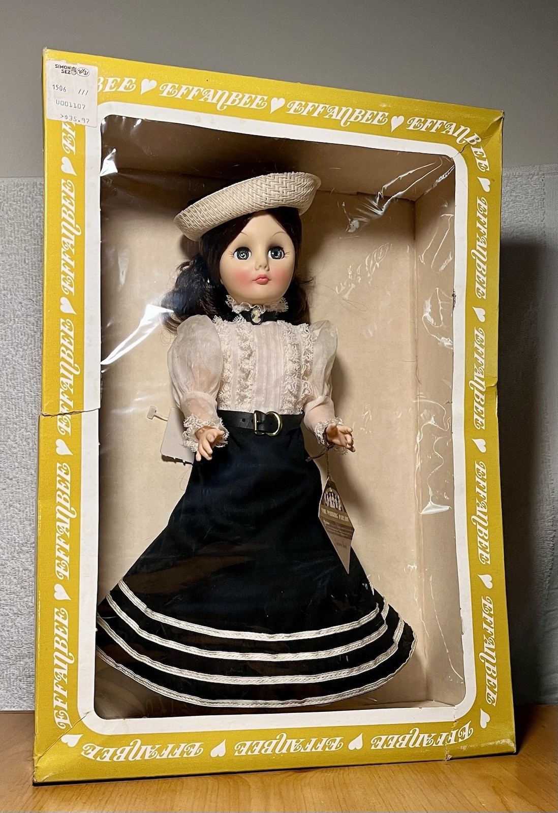 Extremely Rare Vintage 1978 THE PASSING PARADE by effanbee Gibson Girl NIB 15″