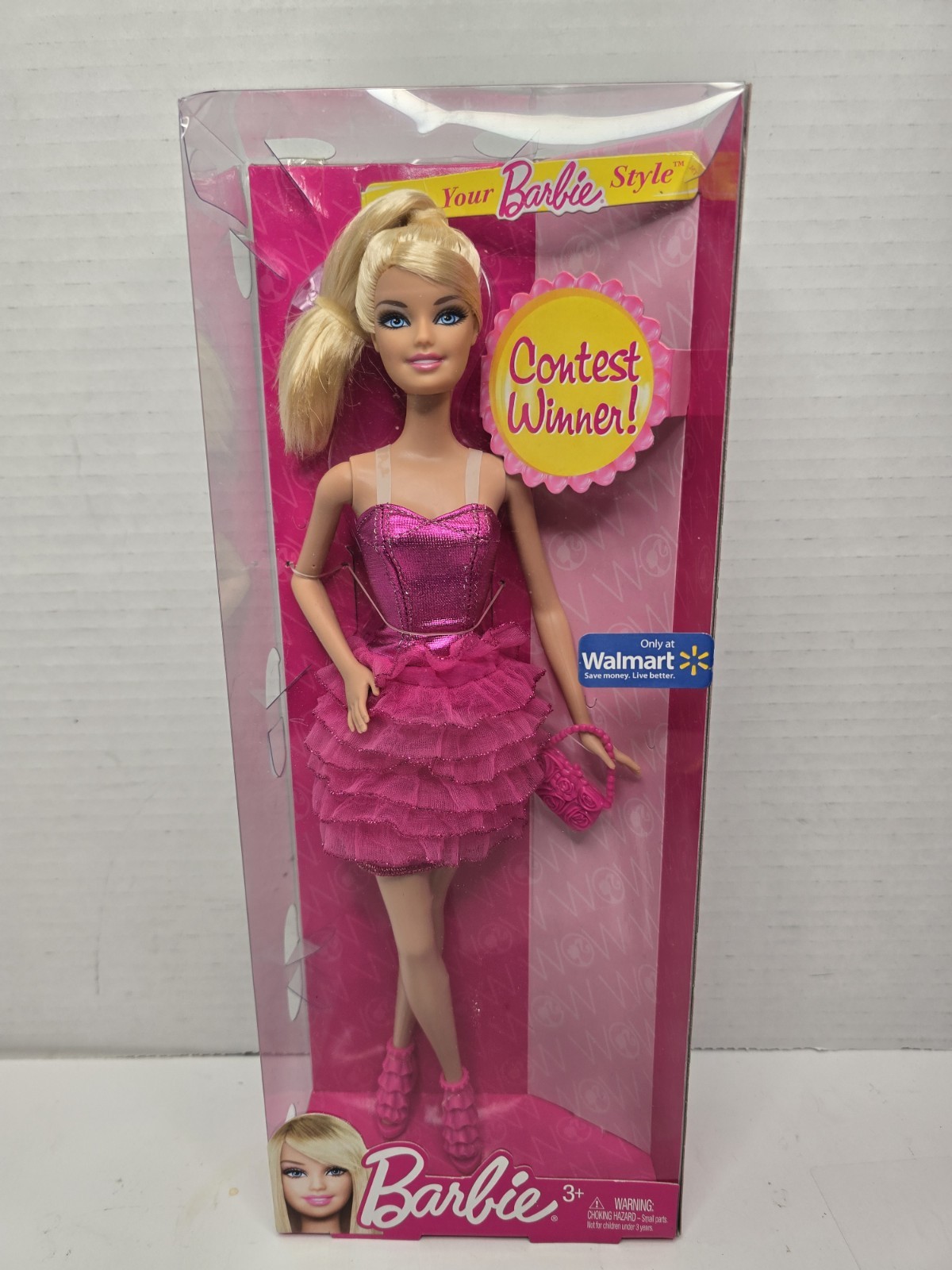 Show Your Barbie Style Contest Winner X4847 Walmart Exclusive Doll 2012 Rare