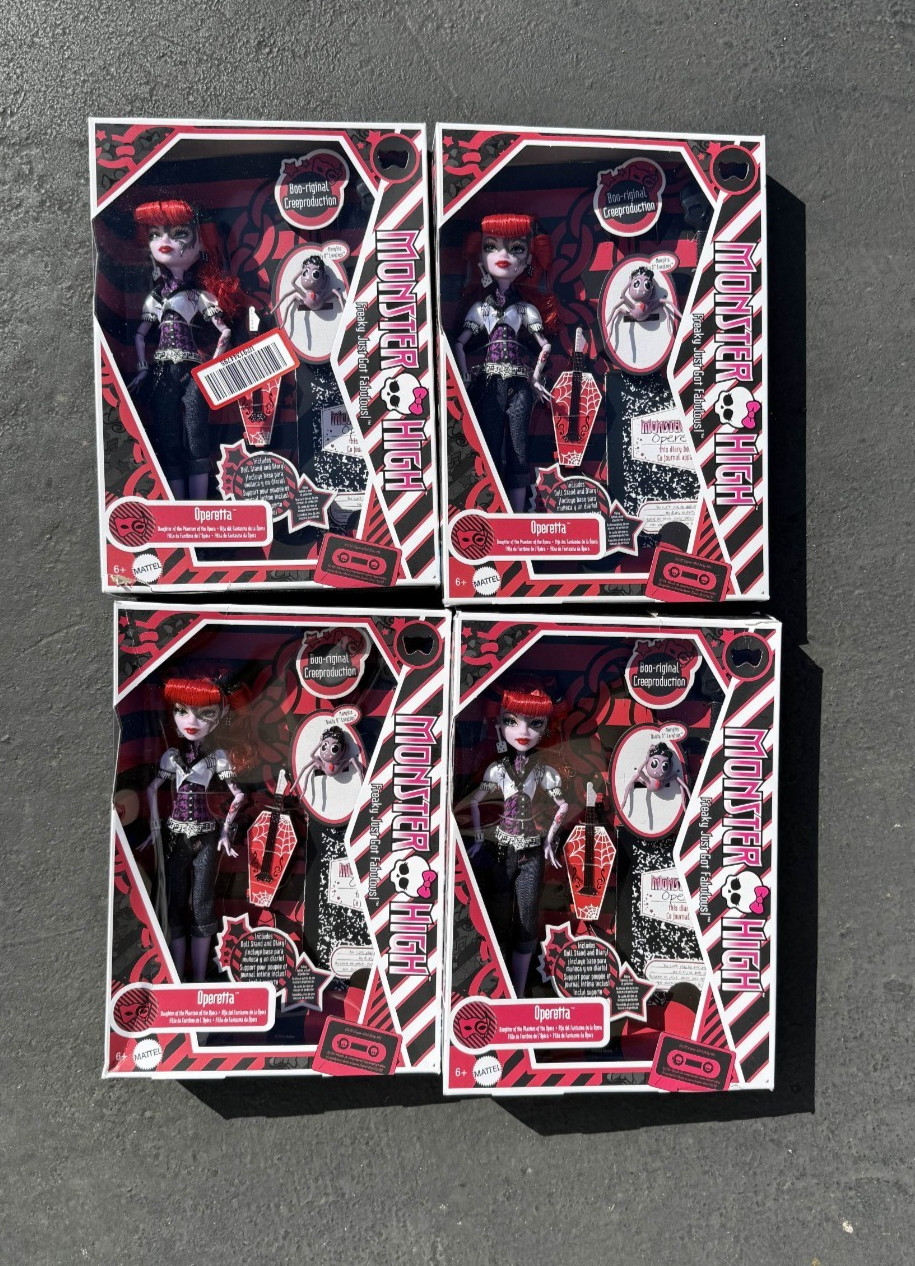 1x 2025 Monster High Operetta Boo-riginal Creeproduction Fashion Doll BOX DAMAGE