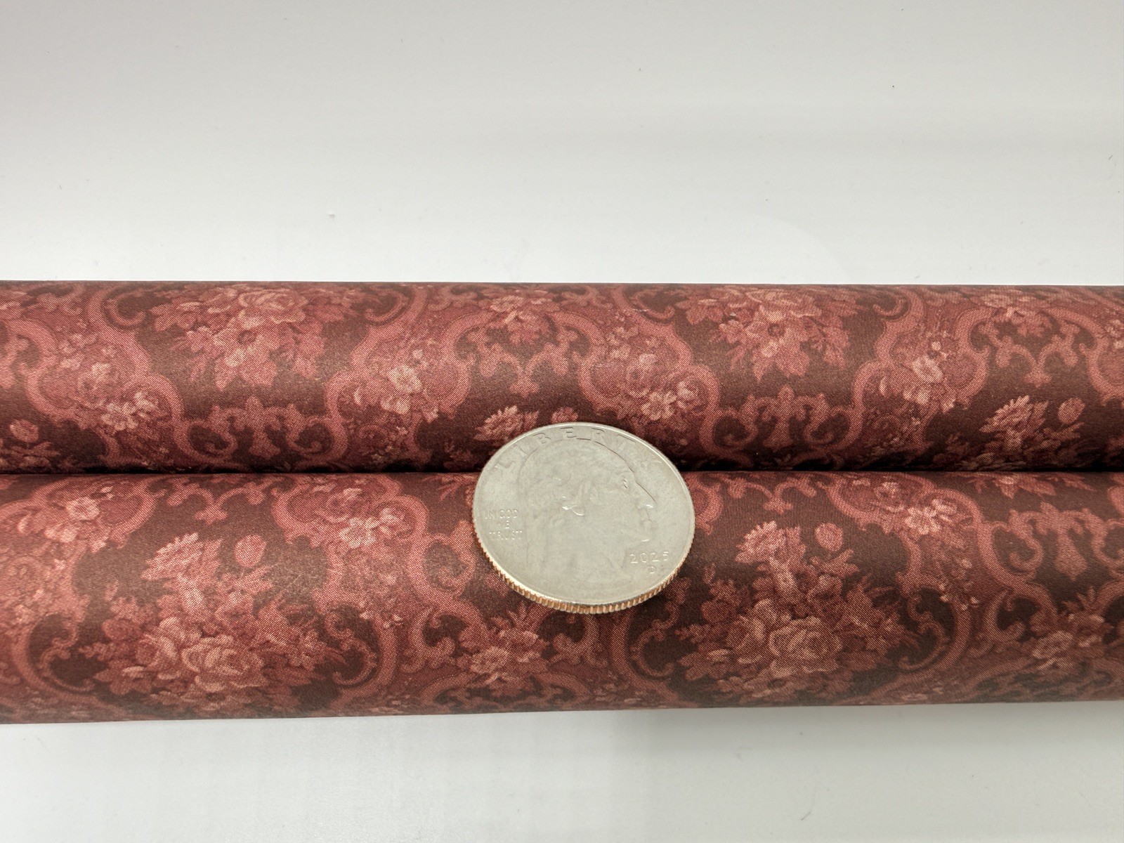 1/12 Scale MiniGraphics Wallpaper – English Rose – 12″ x 18″ – 2 Sheets – NRFP