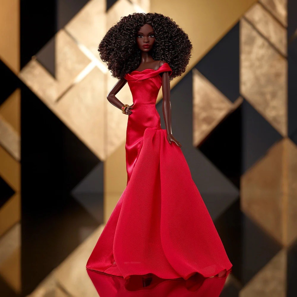 Barbie model muse Signature Black 45th Anniversary Doll by Kitty Black Perkins –