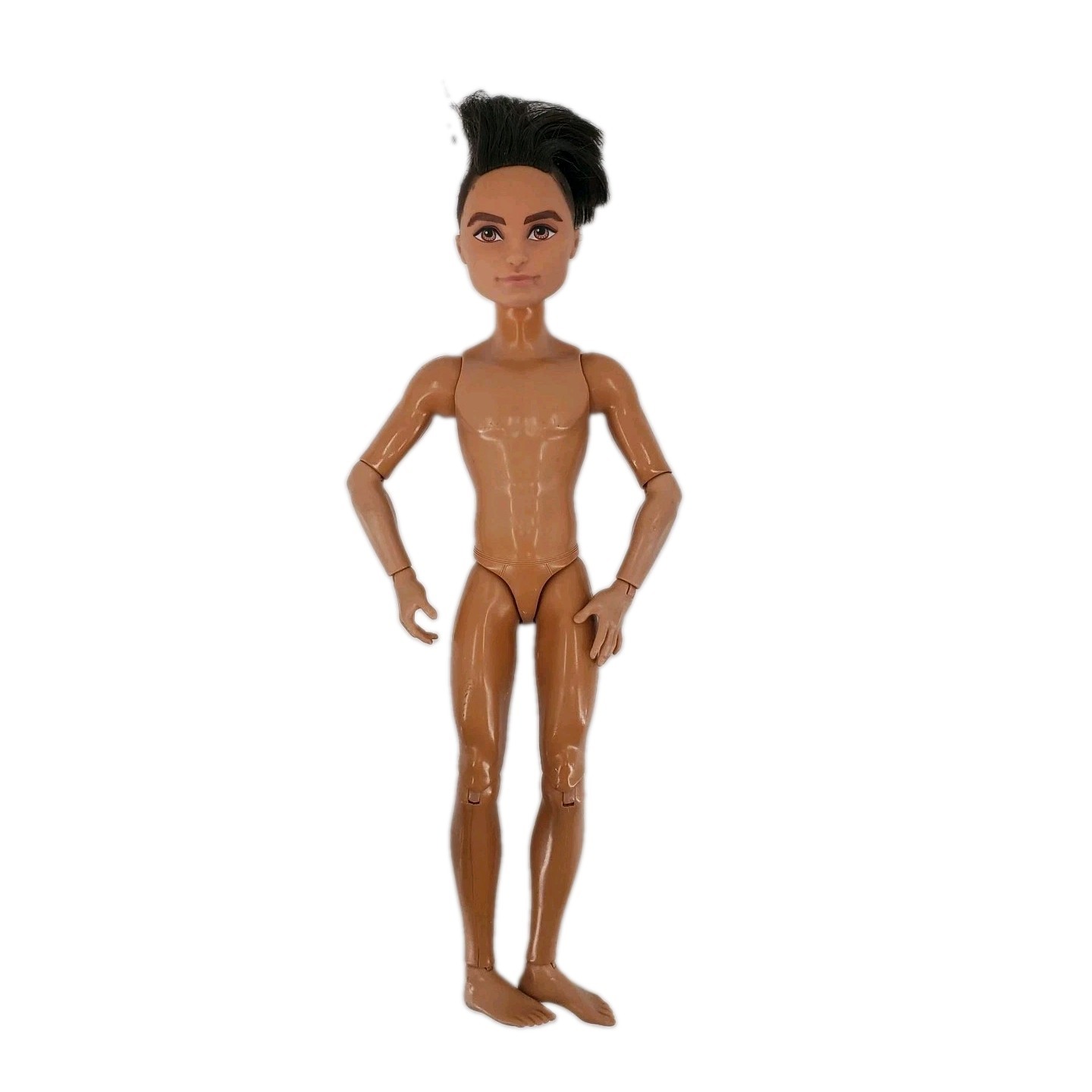 Mattel Fashion Ken Doll Articulated Jointed 2013 Barbie Male Dark Brown Hair