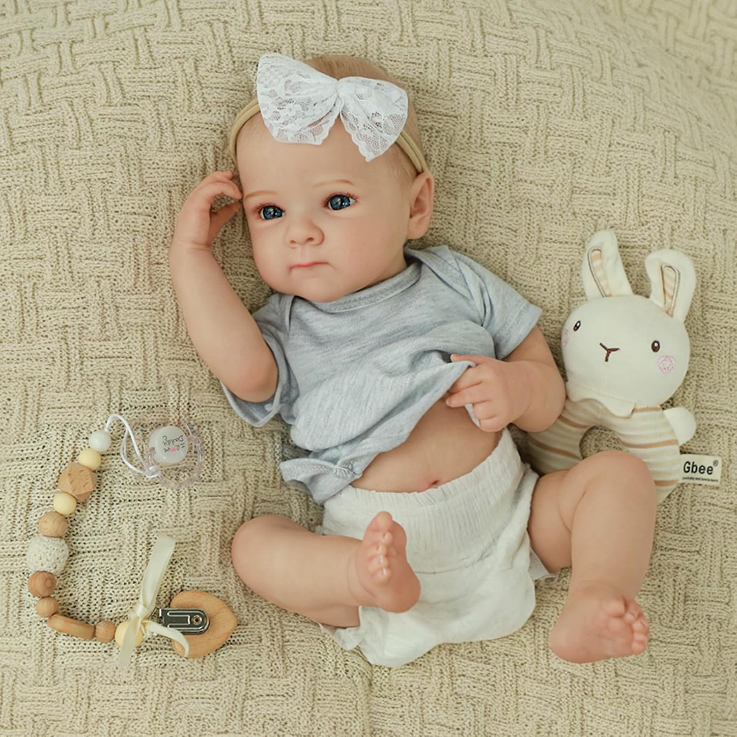 Soft and Realistic 20-Inch Reborn Baby Doll for Kids – Encourages Nurturing Play