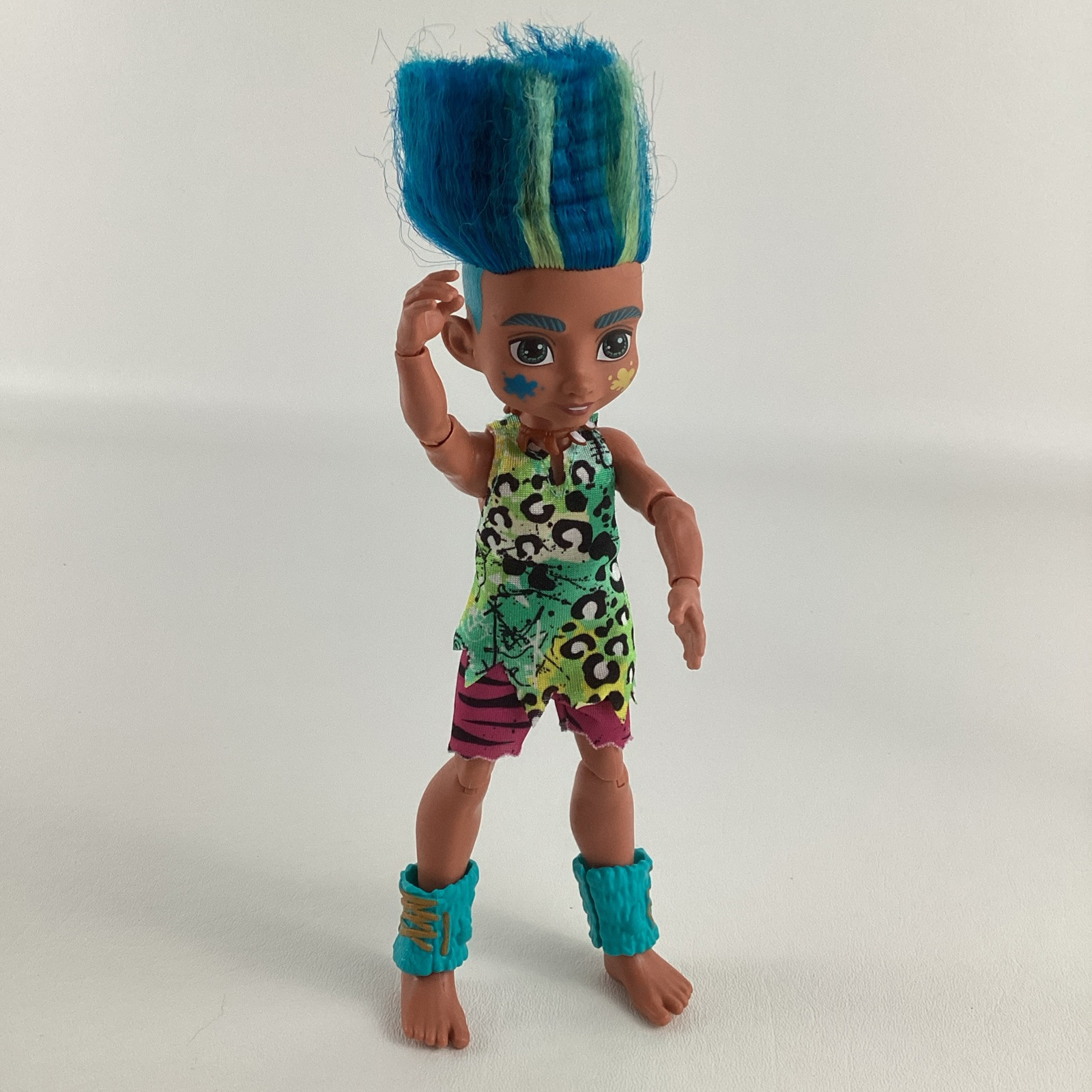 Cave Club Slate Fashion 8″ Doll Prehistoric Action Figure Toy 2019 Mattel Tunic