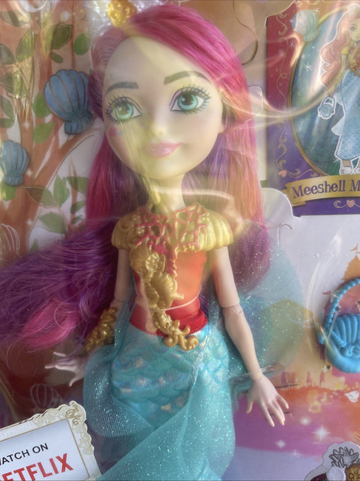 Ever After High Meeshell Mermaid Daughter of Ariel Doll ! Damage Box!