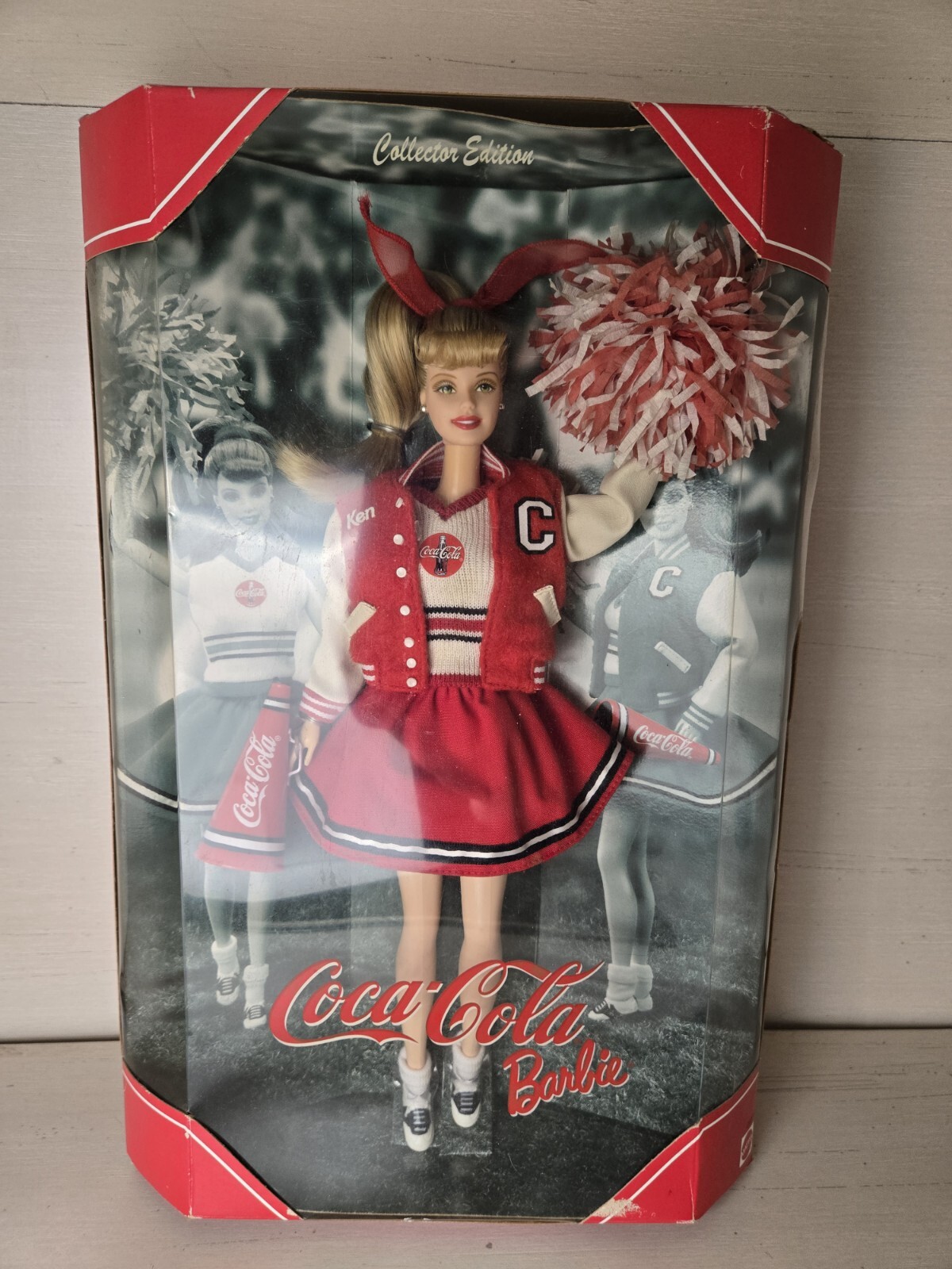 NIB Coca Cola Cheerleader Barbie Doll Collector Edition Mattel #28376 NRFB